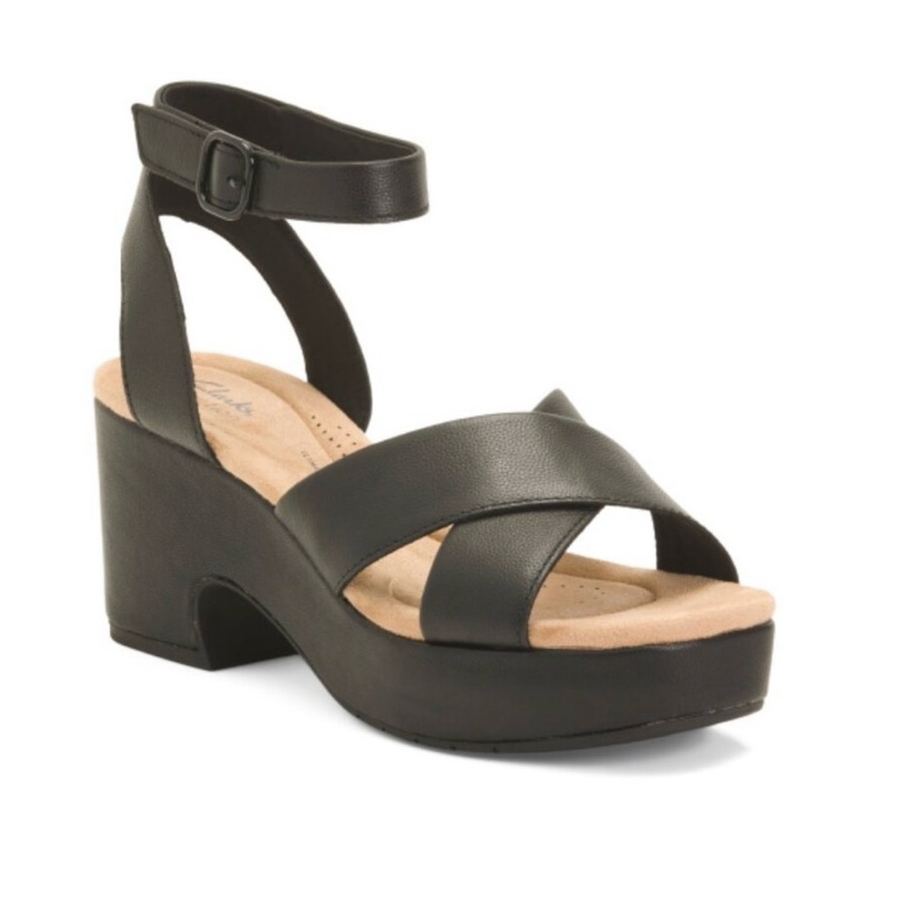 Clarks Nerisa Pearl Black Sandals